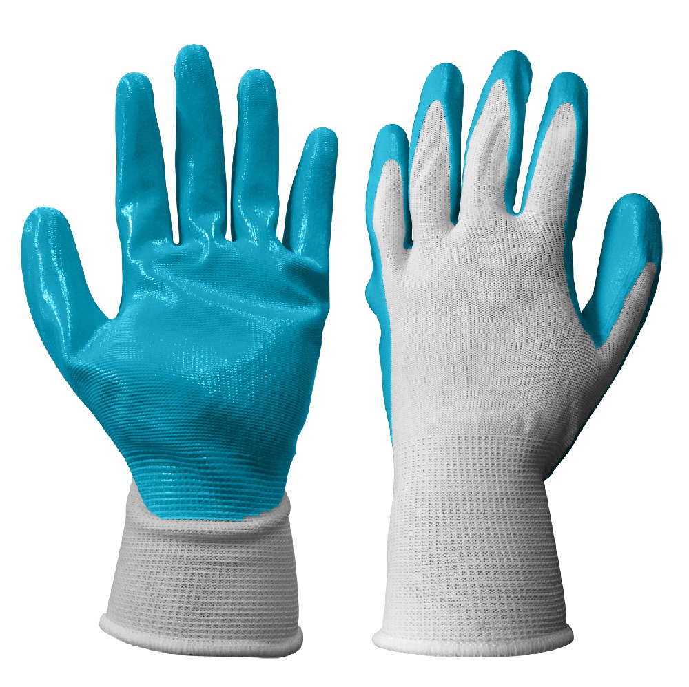 Nitrile coated gloves